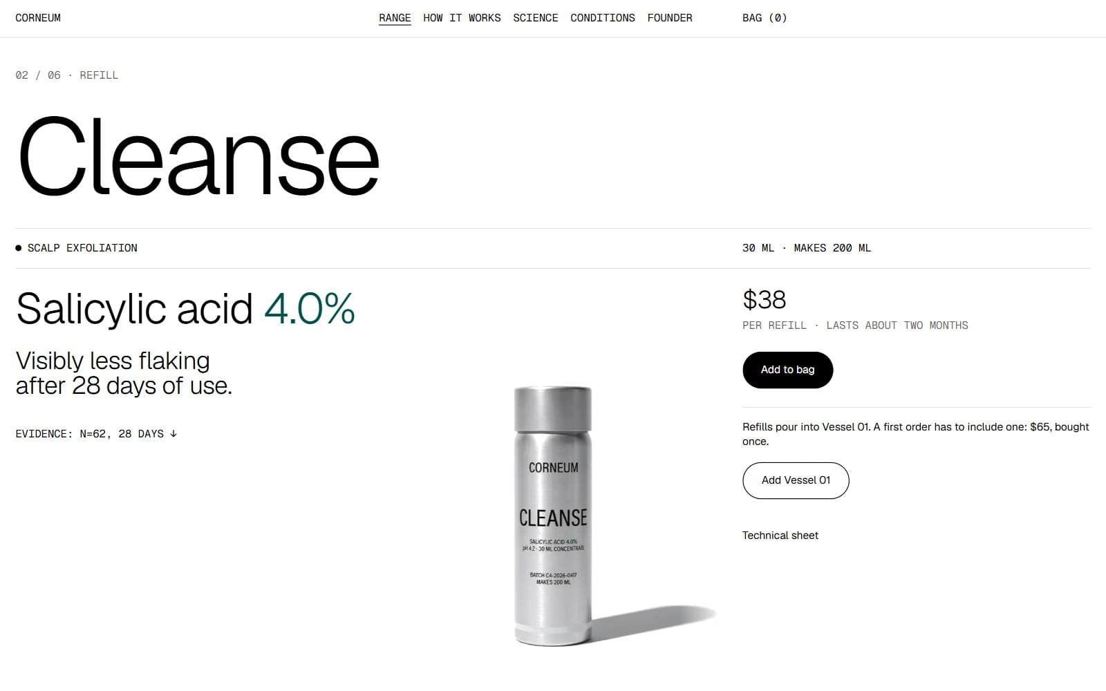 Product page