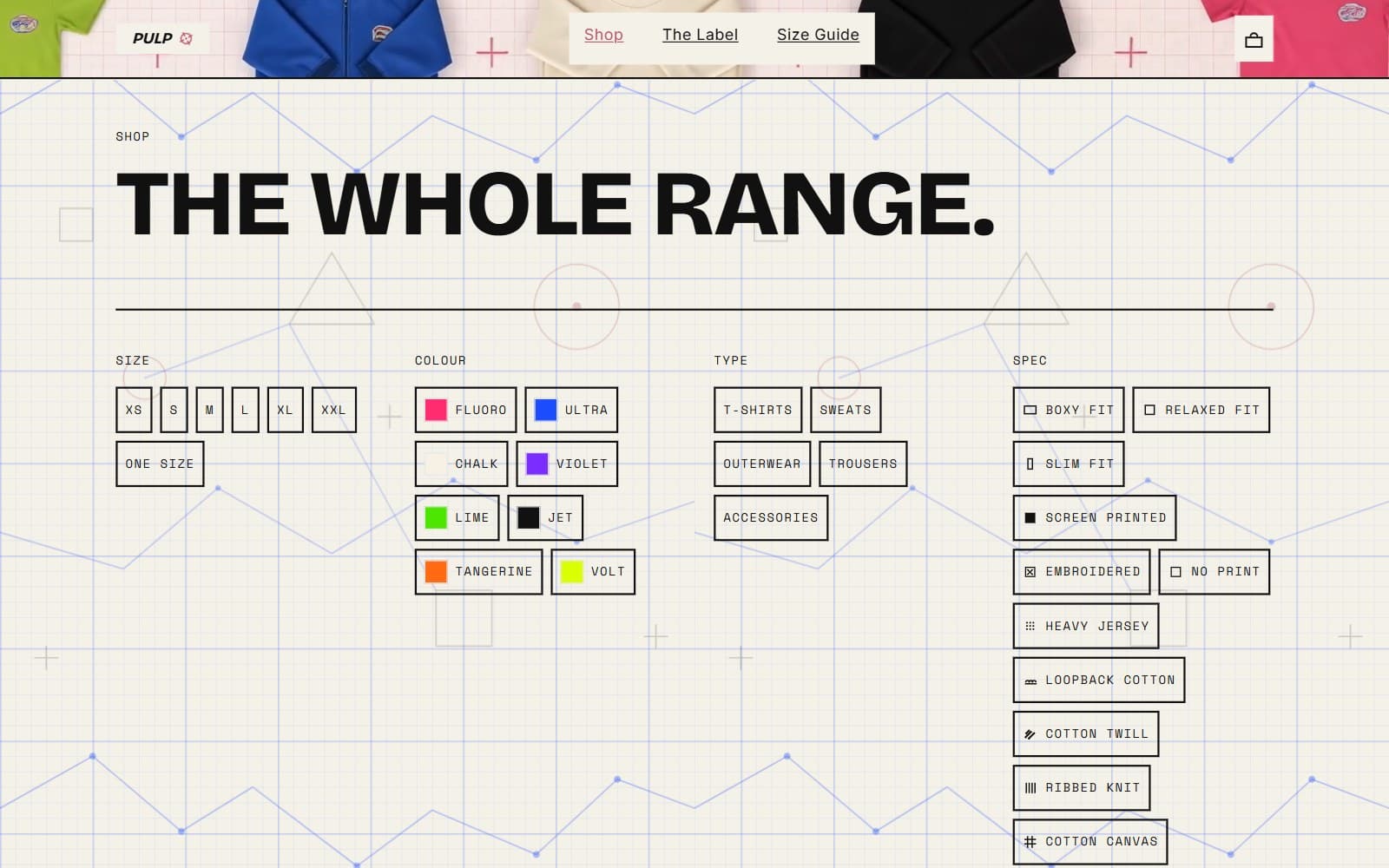 Product grid